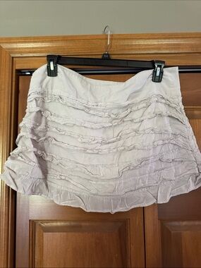 Old Navy Lavender Ruffle Tiered Mini Skirt